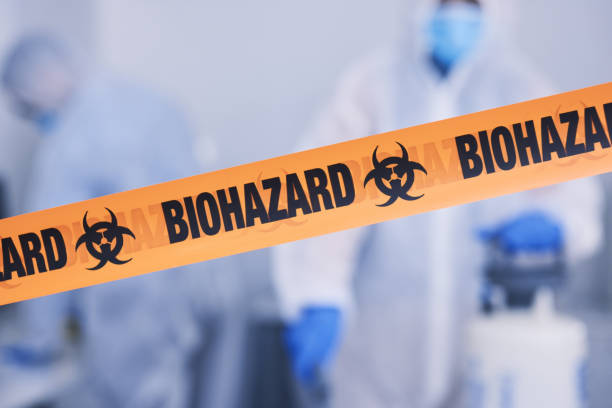 Professional Biohazard Cleanup technician working in Johnson City, TN